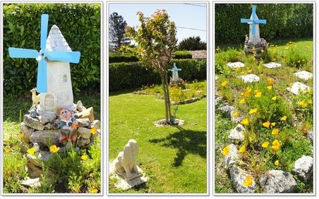 Printemps dans le jardin et barbecue