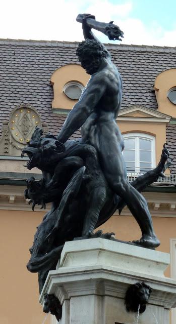 La fontaine d´Hercule d´Adriaen de Vries à Augsbourg