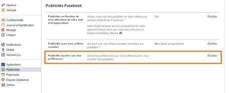 Modifier les préférences de vos pubs 16 options cachées sur Facebook