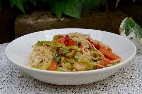 Nouilles asiatiques aux légumes