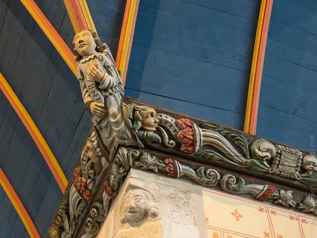 intérieurs de l'église de Sizun (8 photos)