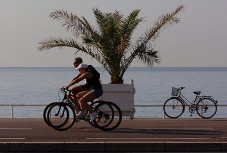 La carte des pistes cyclables de Nice