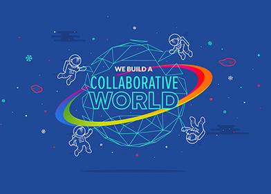 Découvrez les nouvelles valeurs de Creads ! valeurs de creads - we build a collaborative world - wallpaper