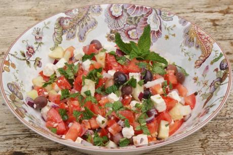 Salade grecque © Recettes d'ici et d'ailleurs