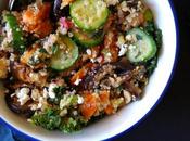 Salade printanière quinoa légumes verts