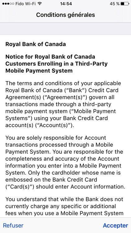 Apple Pay est officielle au Canada!