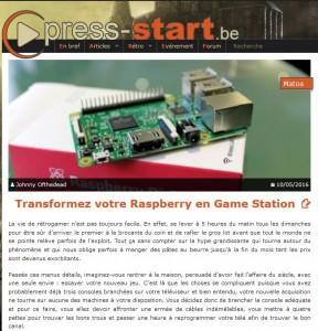 Transformez votre Raspberry en Game Station