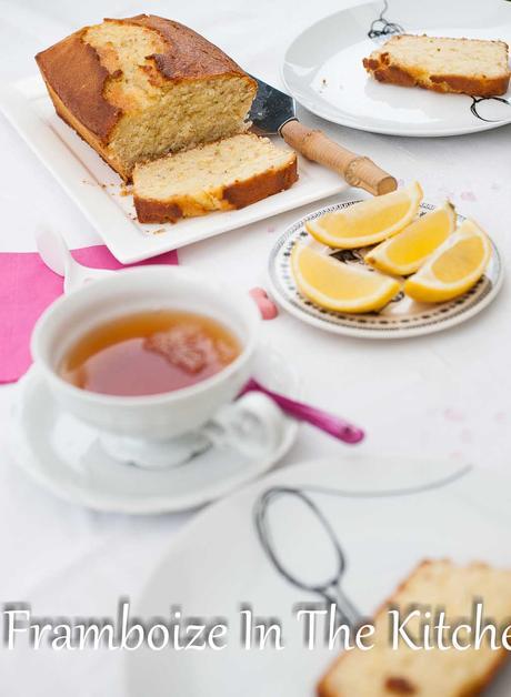 Cake au citron, cardamone et graines de pavot