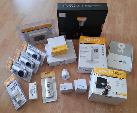 Test de la solution pour la maison connectée Somfy