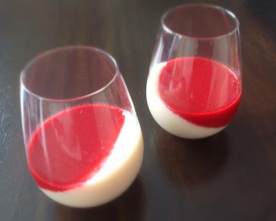 La Recette Dessert Léger et Rapide , Panna cotta des amoureux.