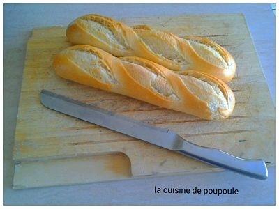 Baguette comme chez le boulanger au thermomix ou Kitchenaid