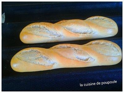 Baguette comme chez le boulanger au thermomix ou Kitchenaid