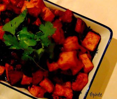 Tofu ananas cerise Tofu ananas cerise