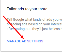 2 votre compte Google paramétrage des publicités