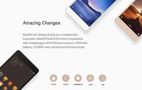 XiaoMi Redmi 3 Pro 32 GB Gearbest 1