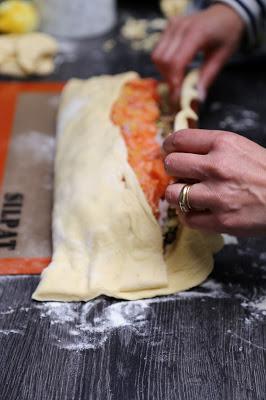 Coulibiac, Kulebyaka, saumon riz, recette russe