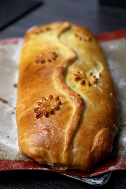 Coulibiac, Kulebyaka, saumon riz, recette russe