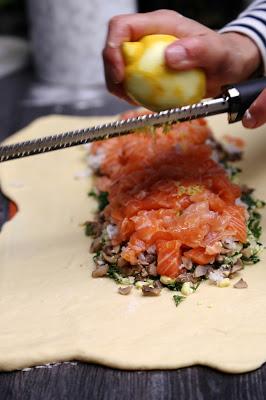 Kulebyaka ou Coulibiac de saumon