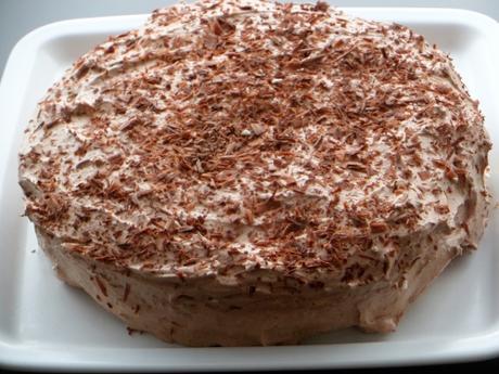 Gâteau, chantilly au chocolat