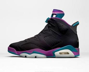 Air Jordan 6 Hornets Black Iridescent 2017