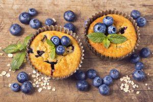 Blueberry muffins
