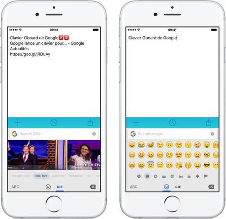 Gboard le nouveau clavier de Google pour la recherche et les GIF Gboard le nouveau clavier de Google pour la recherche et les GIF