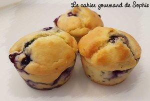 Muffins aux myrtilles