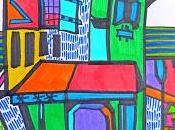 Guethary (64) portraits: carnet croquis 2016 dessins feutres.