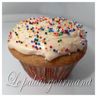 Cupcakes à la vanille, cassonade et mayonnaise
