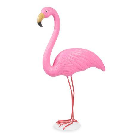 Statue flamant rose chez Maisons du Monde