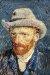 1887, Vincent van Gogh : Autoportrait au chapeau de feutre