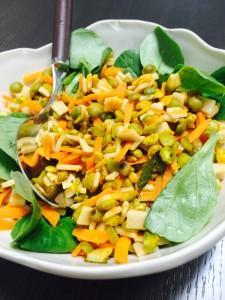TOUTE SIMPLE ET CRAQUANTE CETTE RECETTE DE SALADE VEGAN @yaquoidansmonfrigo.com