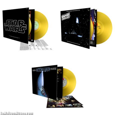 Trilogie Originale Star Wars Vinyles Or