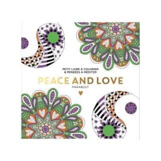 Petit livre à colorier - Peace and love