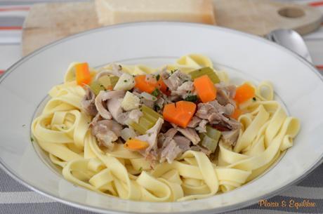 Mes recettes deviennent les vôtres 18 Tagliatelles au ragoût de poulet