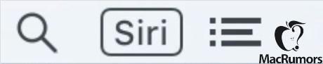 Siri sur OS X 10.12: une icône sur Mac