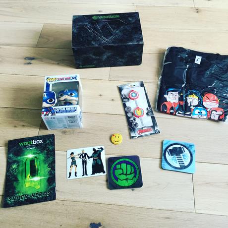 J’ai reçu la #Wootbox de Mai, placé sous le signe des Super Héros !