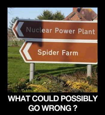 nuclear spider - what could possibly go wrong