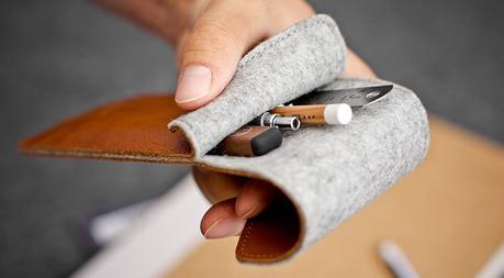 Handwers: le fabuleux portefeuille en cuir et laine pour iPhone 6s