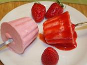 Mousses glacees fraises