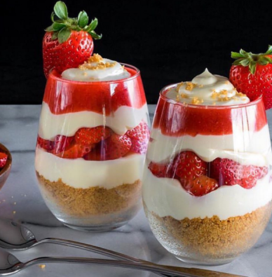  Dessert Léger et Rapide Découvrez le parfait à la fraise