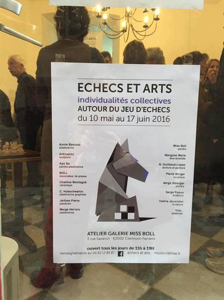 Exposition Échecs et Art par Miss Boll