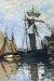 1866, Claude Monet : Bateaux dans le port de Honfleur