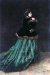 1866, Claude Monet : Femme à la robe verte