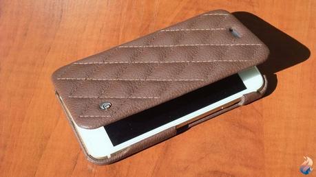 Noreve housse en cuir matelassé Tradition pour iPhone 6s