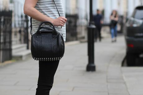 Citadine sac Alexander Wang Rockie noir nickel