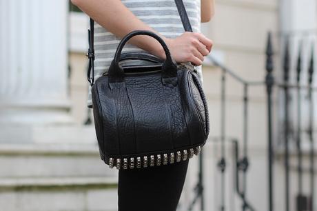 sac Alexander Wang Rockie noir nickel