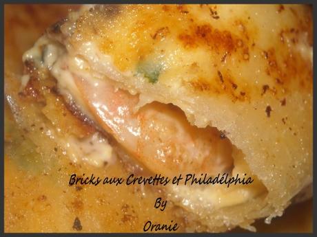 BRICKS AUX CREVETTES ET PHILADELPHIA