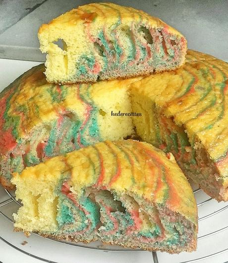 Zébra Cake tri colors pour les enfants