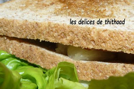 croque monsieur à l'ananas et au jambon 